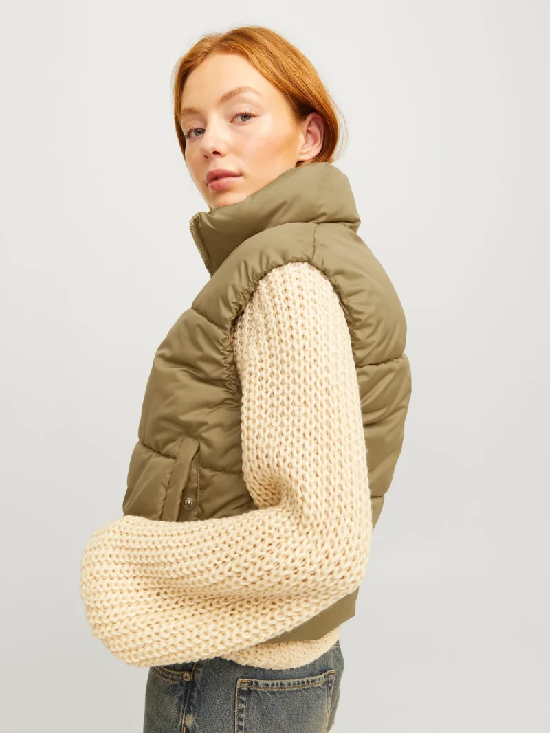 Chaleco Puffer Beige - Imagen 2