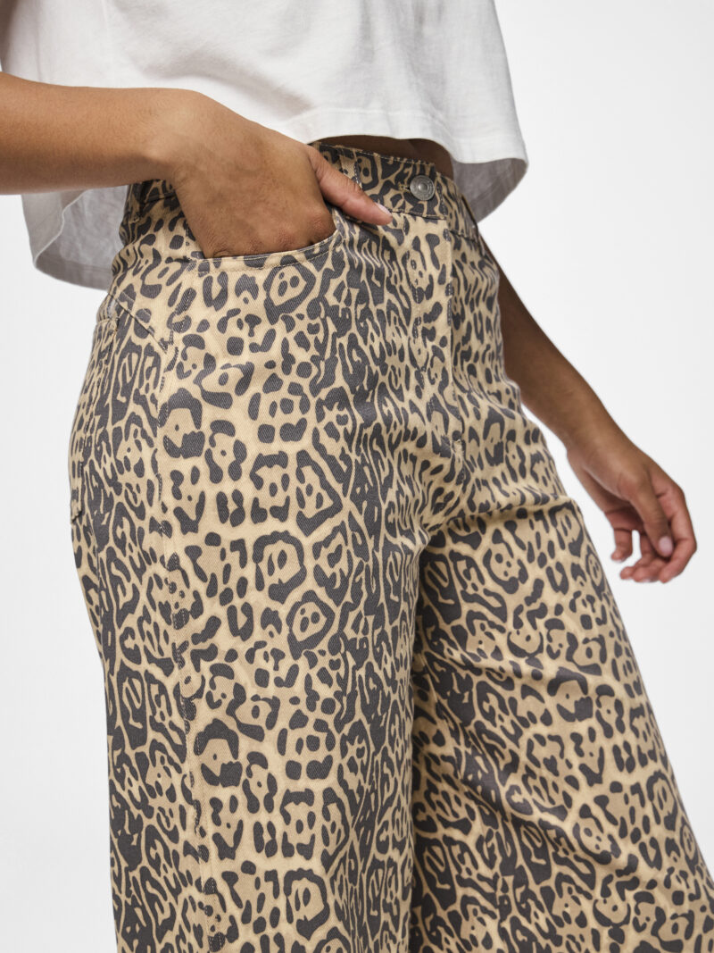 JX Nancy flared pantalón leopardo - Imagen 2