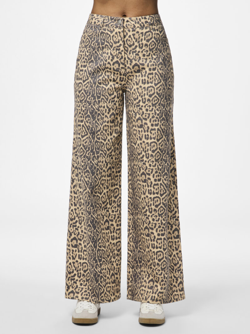 JX Nancy flared pantalón leopardo - Imagen 3